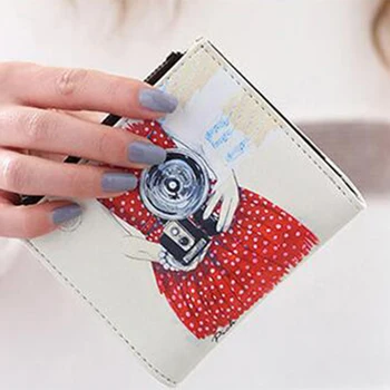 Мультяшная помещение/Компактен чантата за момичета с джоб за монети, многоцелеви чантата е с голям капацитет за чанти, чанта през рамо