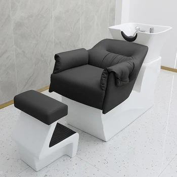 Коса стол за измиване на коса, фризьорски салон, стол за бръснене, Шампоан Professional Sedia Per Shampoo, мебели за спа CY50XT