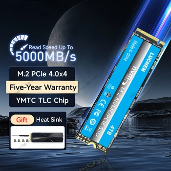 5000 Mbps Вътрешен Твърд Диск 1 TB И 2 TB 256 GB 4 TB 8 TB SSD NVMe M. 2 2280 PCIE 4,0x4 SSD Твърд Диск за Десктоп и Преносими КОМПЮТРИ