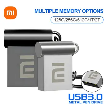 Xiaomi Super Mini USB Stick Black флаш-диск 1 TB И 2 TB 128 GB Безплатен ключодържател Memory Stick USB флаш памет реалния капацитет