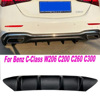 Приложимо към Benz C-Class W206 C200 C260 C300 2022 + Модификация на задния спойлер, Задното крило