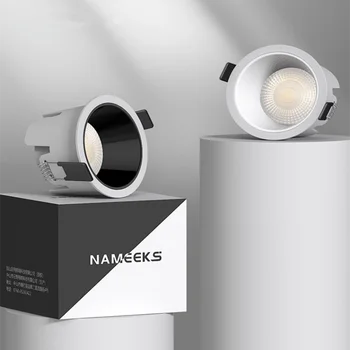 2023 Висококачествена серия no master light с тясна рамка, антибликовый led лампа за хол, трапезария, спалня, инженеринг вградена лампа