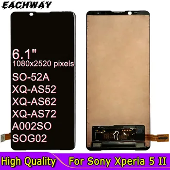 За Sony Xperia 5 II LCD дисплей е Сензорен Екран за цифров преобразувател В Събирането на Резервни Части 6,1 