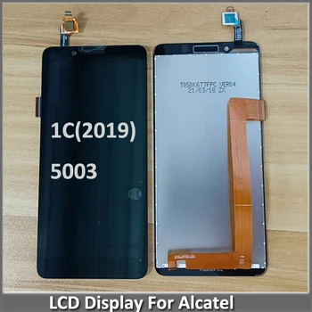 LCD дисплей за Alcatel 1C (2019), 5003 В комплект с заменяеми детайли за дигитайзер с докосване на екрана