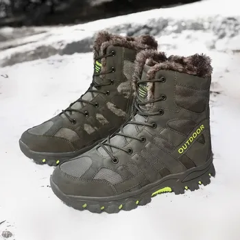 Тактически военни обувки, мъжки армейските обувки за бой в пустинята със специално предназначение, улични мъжки ловни туристически ботильоны, мъжки зимни работна обувки