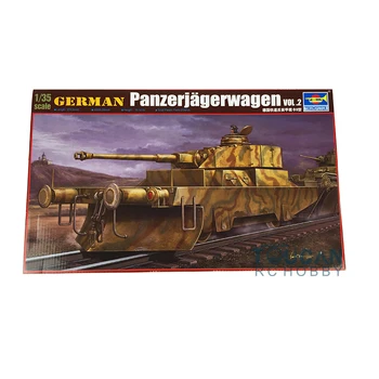 Тромпетист 00369 1/35 Немски Panzerjagerwagen с кула на Панцер IV, Vol.2 Бронеавтомобиля модели TH05596-SMT2