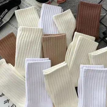 Есенно-зимни Чорапи, Дамски Модни Универсални Чорапи със Средна дължина, С Високо Ниво на Външния вид, Обикновен Чорапи, Спортни, Ежедневни Чорапи За двойки