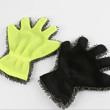5-пальцевые меки ръкавици за миене на автомобили, четка за почистване на автомобили и мотоциклети, сушилни за кърпи За полагане на автомобили