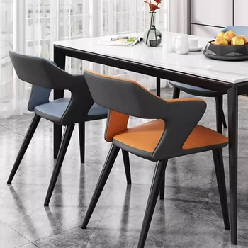 Кожен Ергономичен Обяд стол Луксозна Модерна копие на Обедната кресла за почивка в очакване на Дизайн Трапезария, мебели за ресторант