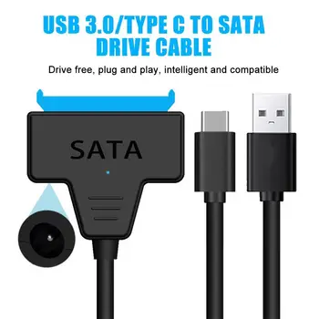 Кабел SATA-USB 3.0/2.0 е Със Скорост до 6 Gbit/s За 2,5-Инчов Външен Твърд диск, SSD SSD SATA 3 22-Пинов Адаптер USB 3.0-Sata