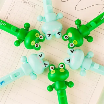 Корейски Канцеларски Материали Cartoony Принц Жаба, Гел Химикалки Сладък Kawaii Child Pen Писалка За Подпис На Водна Основа Студентски Офис Ученически Пособия