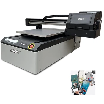 Uv Принтер за Малкия Размер на 6090 60X90Cm С Три Глави Xp600 I3200 Промишлена Лакировочная Uv-Печатна Машина Uv-Плосък Принтер 6090