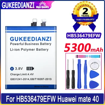 Батерия GUKEEDIANZI HB536479EFW 5300 mah за мобилен телефон Huawei MATE40 КАПИТАН 40 Bateria