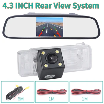 4.3 Монитор огледала на автомобила + Резервна камера за задно виждане нощно виждане, за да Benz Viano/Vito/V-Клас MPV