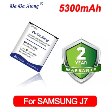 DaDaXiong 5300 mah EB-BJ700BBC За Samsung GALAXY J7 J7008 J700F SM-J7008 J7000 J700 ON7 G6000 Батерия за телефона