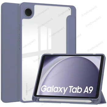 За Samsung Galaxy Tab A9 Plus Case 2023 11-инчов Молив Притежателя Твърд Калъф за Galaxy Tab A9 Lite 9,7 