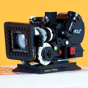 3D модел САМ Кухненски блокове, тухли, Строителна играчка за деца, обектив дигитална кино камера, кино, телевизия, Видеомашина