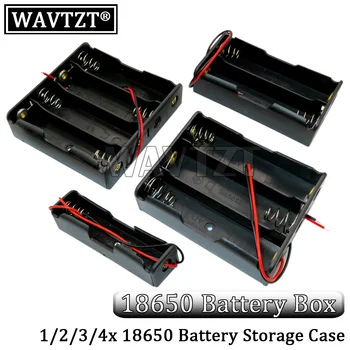 1X 2X 3X 4X Нова пластмасова кутия за съхранение на акумулаторни батерии 18650 с 1 2 3 4 слота за батерии 