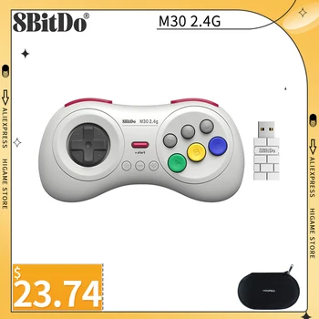 Поддръжка на геймпада 8BitDo M30 2.4 G за SEGA Genesis Mini Mega Drive Mini, Безжичен контролер на Nintendo Switch/Switch Oled