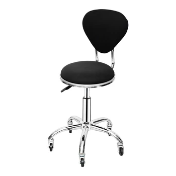 На едро Фризьорски стол за фризьорски салон, въртяща се Ролка Фризьорски лабораторен стол, стол с шкивом, бар стол на колела