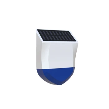 1 комплект непромокаемой солнцезащитной аларма Слънчева звукова и светлинна аларма ABS Звукова и светлинна аларма Zigbee Alarm
