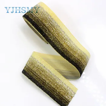 YJHSMY I-181118-253,10 ярда, лента от цели зелен лук 38 мм, аксесоари за шапки ръчна изработка, Материали за опаковане на подаръци