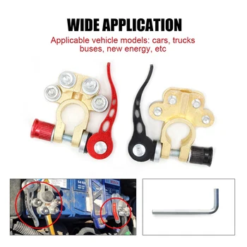 2 ЕЛЕМЕНТА Быстроразъемные клеми на батерията, скоби за клемм акумулатора, спирателни съединители за да състезания, трактор, UTV, камион