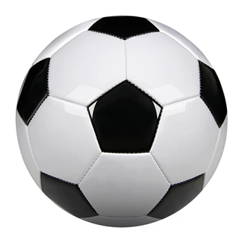 Размер на 5 Професионални спортни и футболни топки от изкуствена кожа, черни, бели Футболни топки, Спортни топки за голевой отбор