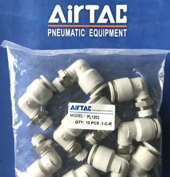 1 пакет/10шт нови фитинги AirTAC PL12-02 PL1202