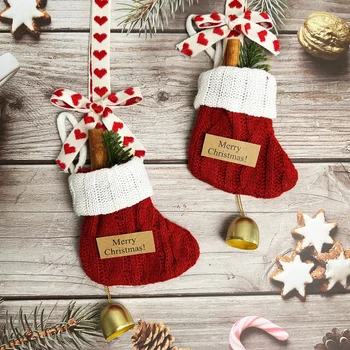 Коледна украса за Окачване за коледни чорапи Besson Красят украсена врата, окачен подаръци в празнична атмосфера