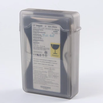 3,5-инчов кутия-органайзер за твърдия диск Здрава чанта за твърдия диск, Защитна кутия Прахоустойчив кутия за съхранение на твърд диск Здрав водоустойчив калъф