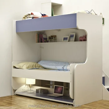 Детска с двуетажно сгъваема легло или маса, детска кроватная мебели