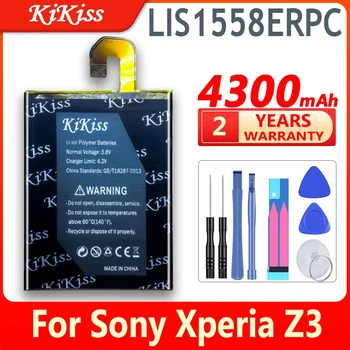 за Sony 4300 mah LIS1558ERPC Батерия За SONY Xperia Z3 L55T L55U D6653 D6633 D6603 Резервна Батерия За Мобилен Телефон + Подарък Инструменти