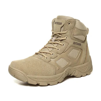 2023 Нови Военни Тактически Мъжки обувки От естествена Кожа от специални части, Обувки за Пустинята, Dr. Водоустойчив Ботильоны, Армията Мъжки обувки, Размер 47