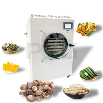 Търговски вакуумно сушене машина за замразяване на плодове и зеленчуци тегло 4-6 кг / партия, сушене машина Liofilizador за кафе на прах