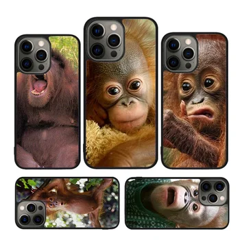 Сладък Детски Калъф С маймуна-Орангутангом За iPhone 15 SE 2020 XR XS X Max 6S 7 8 Plus 12 13 Mini 11 12 13 14 Pro Max Калъф-Броня