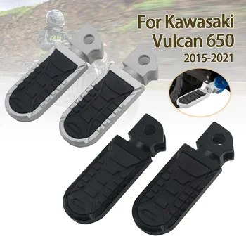 За мотоциклет Kawasaki Vulcan 650 2015-2021 Предната степенка за краката са Регулируеми на 360 градуса крака Въртяща се поставка за крака