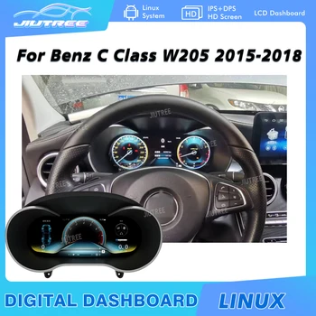 Автомобилен LCD Дигитален Дисплей За Benz GLC C Class W205 2015-2018 Клъстер Измерване на Скоростта на Виртуална Кабината На Устройството Аксесоари Дисплей на Арматурното табло