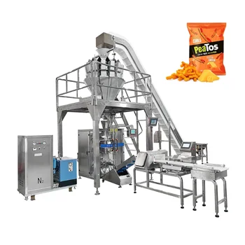 YG Нова Автоматична Азотна машина за опаковане на картофен чипс, Вертикална линия за производство на закуски за претегляне слоеных закуски FFS машини за опаковане на леки закуски