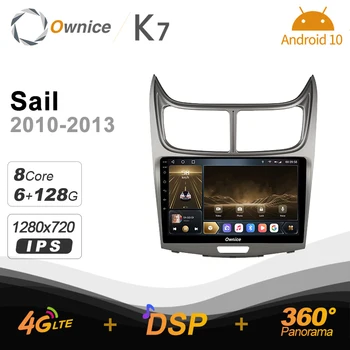 Ownice K7 за Chevrolet Sail 2010-2013 Авто Радио Стерео Android 10,0 4G LTE 360 2din Авто Аудио Система 4G + 64G SPDIF 1280*720