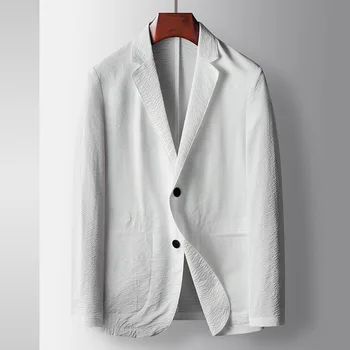 3927-R-Мъжки пролетен бизнес костюм с двойни копчета Индивидуален Професионален костюм по поръчка костюм