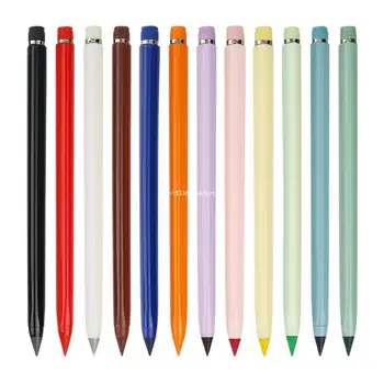 12 Стираемых цветни моливи за различни приложения Гъвкав и лесен за използване совалка