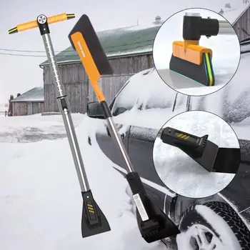 Зимна Подвижна Автомобилна Лопата За сняг EVA Дръжка Четка Универсална Автоматична Четка За почистване на Предното стъкло на превозното средство
