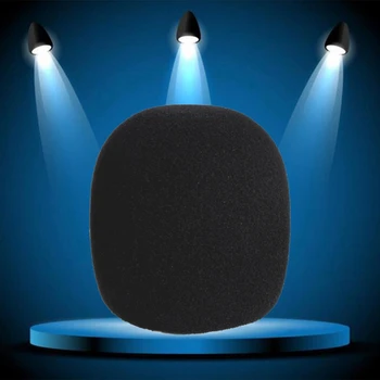5 броя черни губчатых пере на седалките за защита на стъкла конденсаторного микрофон