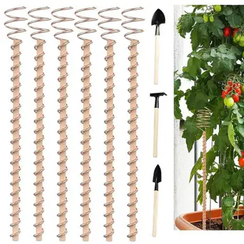Брой за электрокультурных зеленчуци Дървен кол за электрокультурных растения Увеличете растеж градина с помощта на 17-инчов электрокультурного растения