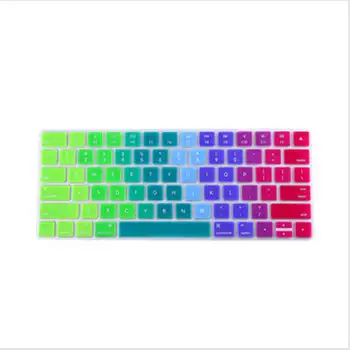 Прием на рейнбоу наклон своята практика Magic Keyboard със силикон защитно фолио за Apple Magic Keyboard MLA22B/A US Keyboard