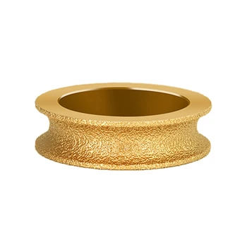 Диамантена ъглошлайф с дебела златна запояване, Каменна мелница кръг, използван за ъглошлайф машина, Шлайфане кръг за инструменти