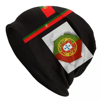 Флаг на Португалия, Тюбетейки, Шапки, Шапки за мъже и жени, зимна топла вязаная шапка за възрастни, Португалски патриотичен герб, шапки-абсорбатори