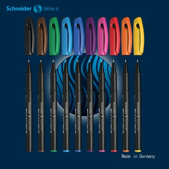 Schneider Fiber Pen 967 Гел Писалка 0,4 мм Арт Дизайн ръчно рисувани Цвят Contour Дръжка Водоустойчив Фигура Скица Дръжка Ученически Пособия