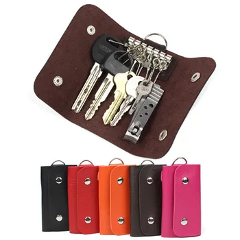 Ключницы от изкуствена кожа, ключодържатели ключодържател, ключодържател, халка за ключодържател, чанта за ключове, кожен ключодържател за жени и мъже